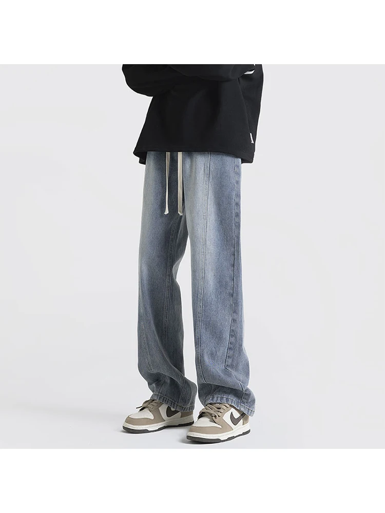 Women's Vintage Blue Baggy Jeans 90s Aesthetic Y2k High Waist Denim Pants Harajuku Pippie Retro Wide Leg Cowboy Trouser Clothes
Women's Vintage Blue Baggy Jeans 90s Aesthetic Y2k High Waist Denim Pants Harajuku Pippie Retro Wide Leg Cowboy Trouser Clothes