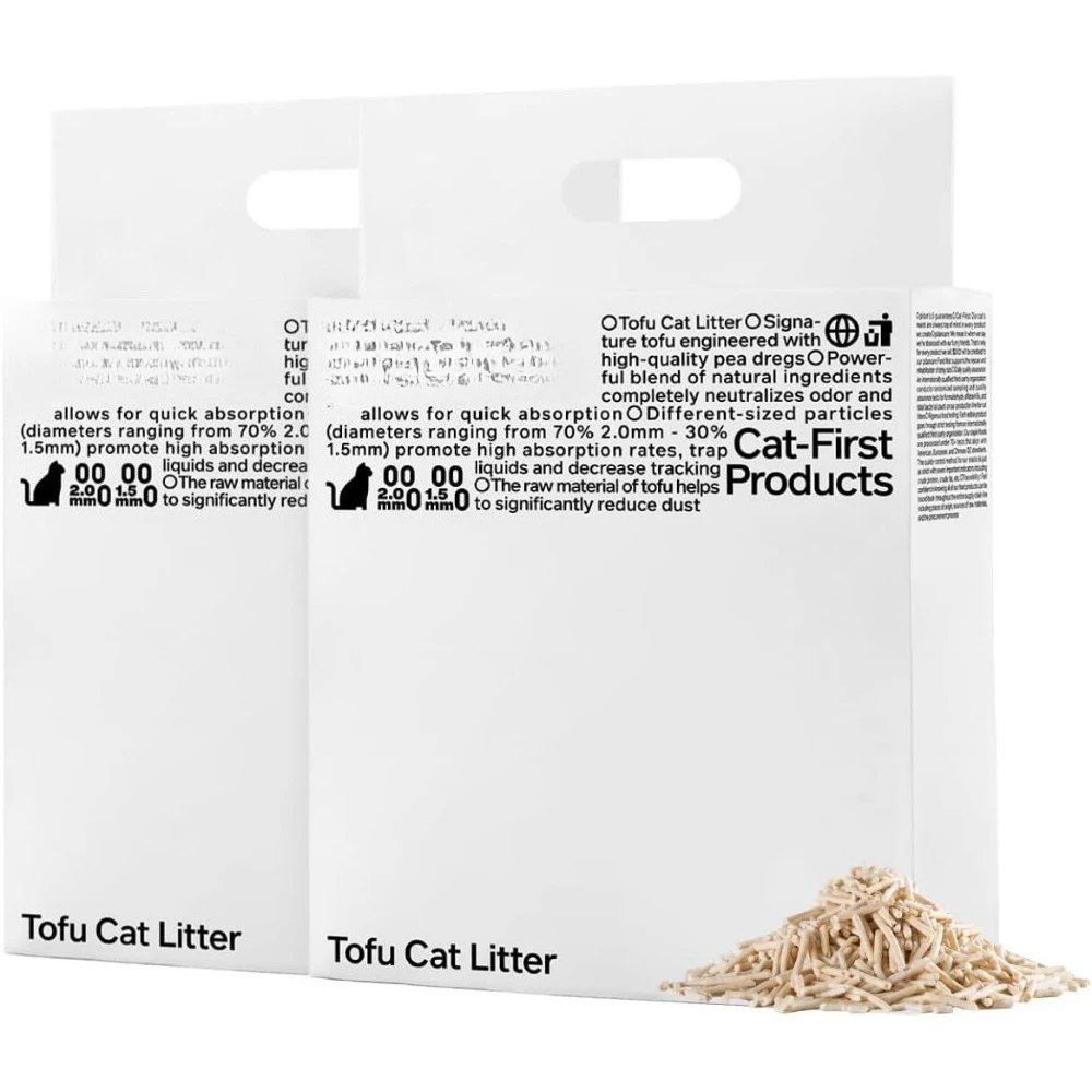 Natural Tofu Cat Litter Clumping Flushable Ultra Absorbent Fast Drying Dust Free Low Tracking 2 Bags
Natural Tofu Cat Litter Clumping Flushable Ultra Absorbent Fast Drying Dust Free Low Tracking 2 Bags