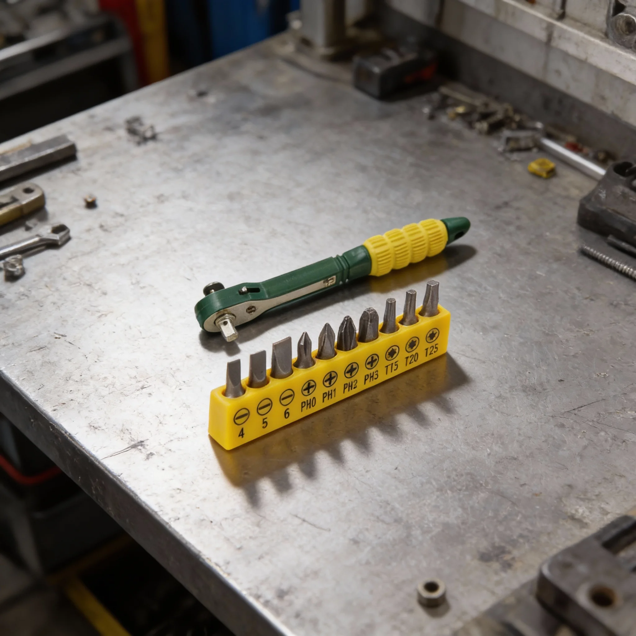 Ratchet Wrench Quick Release Ratchet Wrench Set 1/4 Inch Drive With 5-13mm Sockets And T10-T25 Bits For Machines Equipment
Ratchet Wrench Quick Release Ratchet Wrench Set 1/4 Inch Drive With 5-13mm Sockets And T10-T25 Bits For Machines Equipment