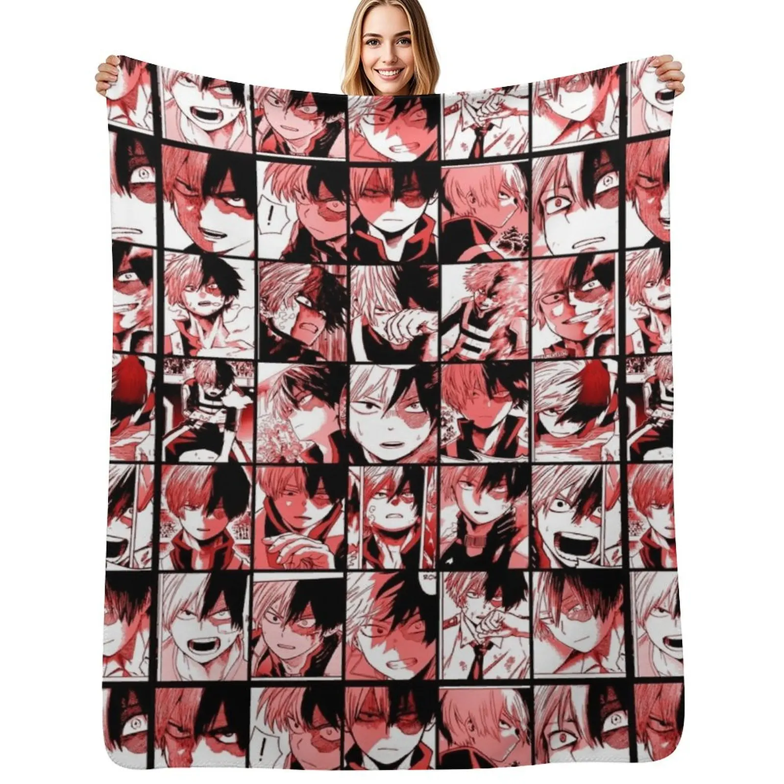 Todoroki shoto collage Throw Blanket Men's Soft Warm Throw Blanket for Couch
Todoroki shoto collage Throw Blanket Men's Soft Warm Throw Blanket for Couch
