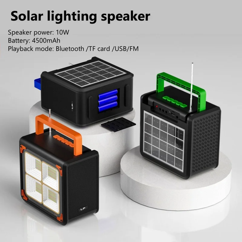 Emergency Light Portable Solar Lighting Bluetooth Speakers Subwoofer Outdoor Courtyard Home Camping Lamp Multifunctional Audio
Emergency Light Portable Solar Lighting Bluetooth Speakers Subwoofer Outdoor Courtyard Home Camping Lamp Multifunctional Audio