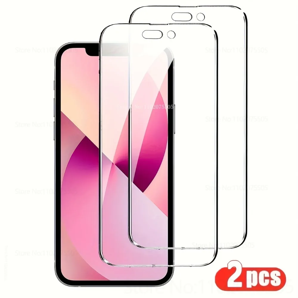 2Pcs Full Screen Tempered Glass for IPhone 16 17 Promax 16E 14 Pro 15 Plus Black Border Screen Protector 13 Promax XS 11 12 Mini
2Pcs Full Screen Tempered Glass for IPhone 16 17 Promax 16E 14 Pro 15 Plus Black Border Screen Protector 13 Promax XS 11 12 Mini