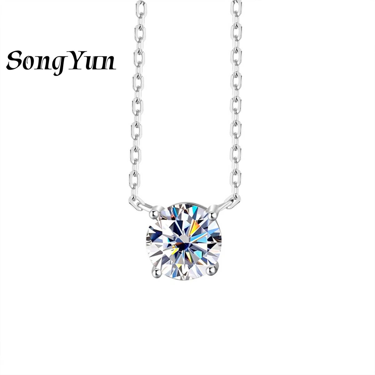 SONGYUN Brand Jewelry 925 Sterling Silver Necklace Moissanite Diamond Heart Romantic for Wife Real Gold Plated Patent Pendant
SONGYUN Brand Jewelry 925 Sterling Silver Necklace Moissanite Diamond Heart Romantic for Wife Real Gold Plated Patent Pendant