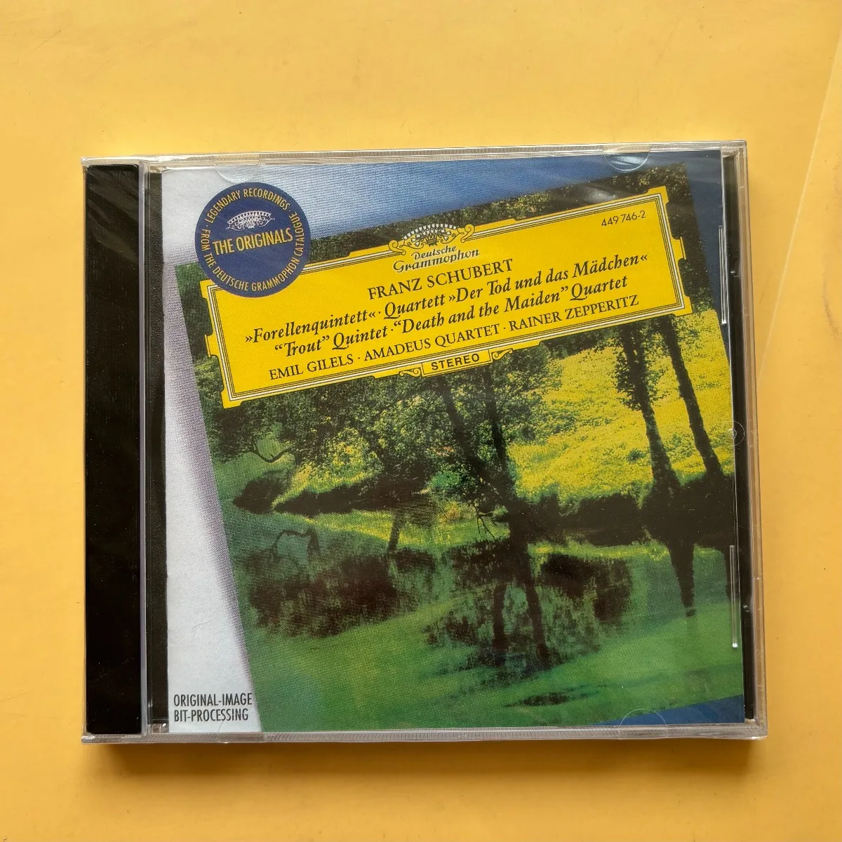 Franz Schubert Trout Quintet Death and The Maiden Quartet Gilels Amadeus Quartet DG Originals Classical Chamber Music Audio CD
Franz Schubert Trout Quintet Death and The Maiden Quartet Gilels Amadeus Quartet DG Originals Classical Chamber Music Audio CD