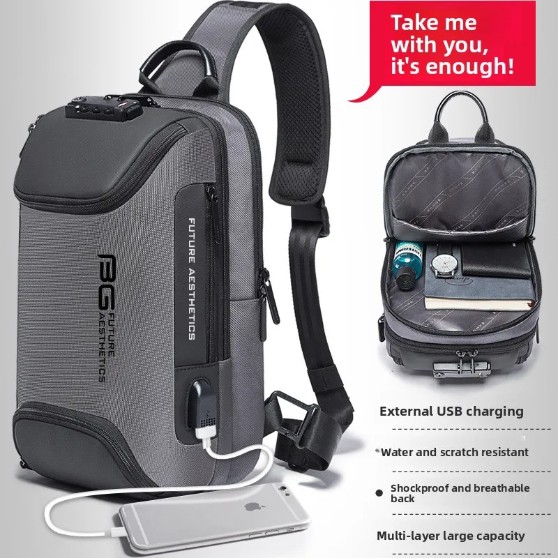 BANGE Мужская нагрудная сумка через плечо, большая сумка Capaci, повседневная модная сумка на одно плечо, уличная модная сумка для мужчин
BANGE Мужская нагрудная сумка через плечо, большая сумка Capaci, повседневная модная сумка на одно плечо, уличная модная сумка для мужчин