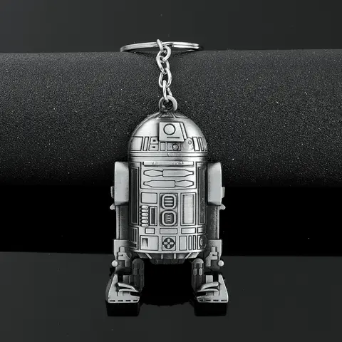 Vintage Star War Men's Spaceship Keychain Anime Destroyer Battleship Car Trinket Bag Keyrings Accessories Party Gifts