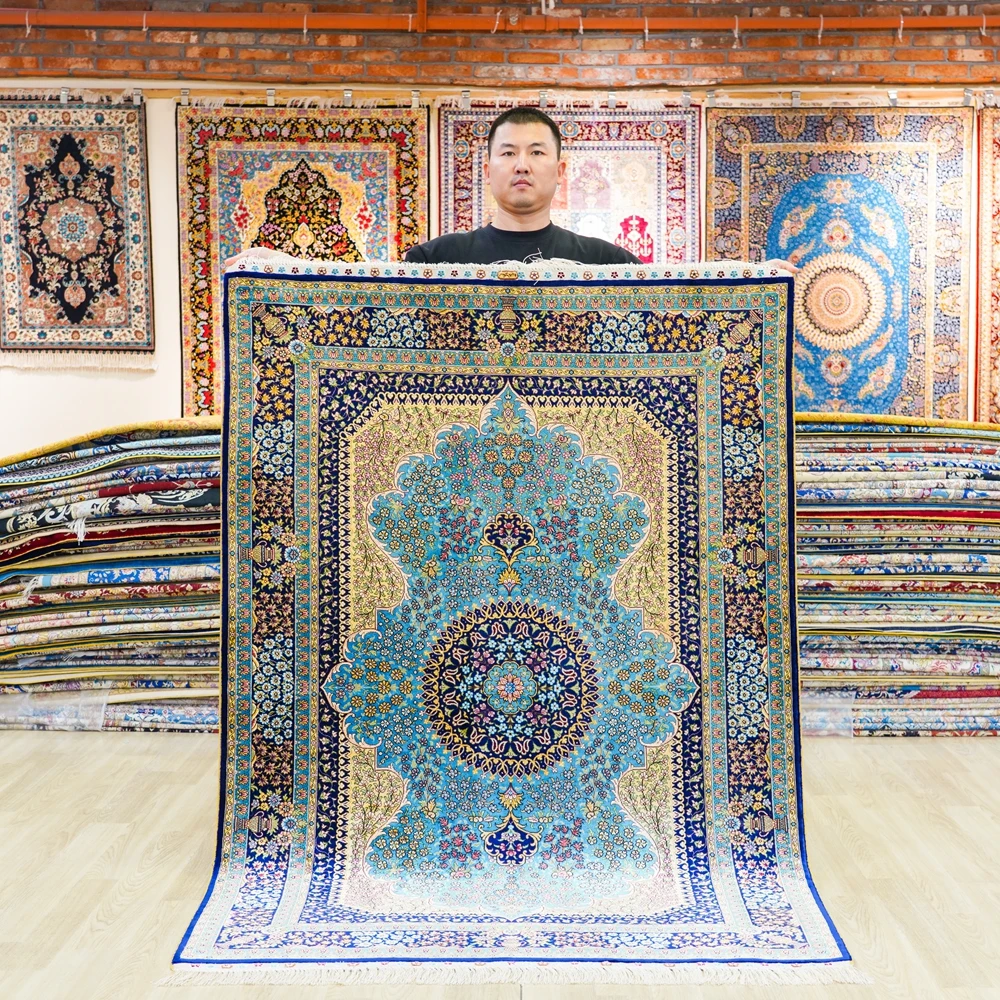 4x6ft Turkish Manufacturers Karastan Reviews Tabriz Hand-woven Persian Handmade Silk Carpet
4x6ft Turkish Manufacturers Karastan Reviews Tabriz Hand-woven Persian Handmade Silk Carpet