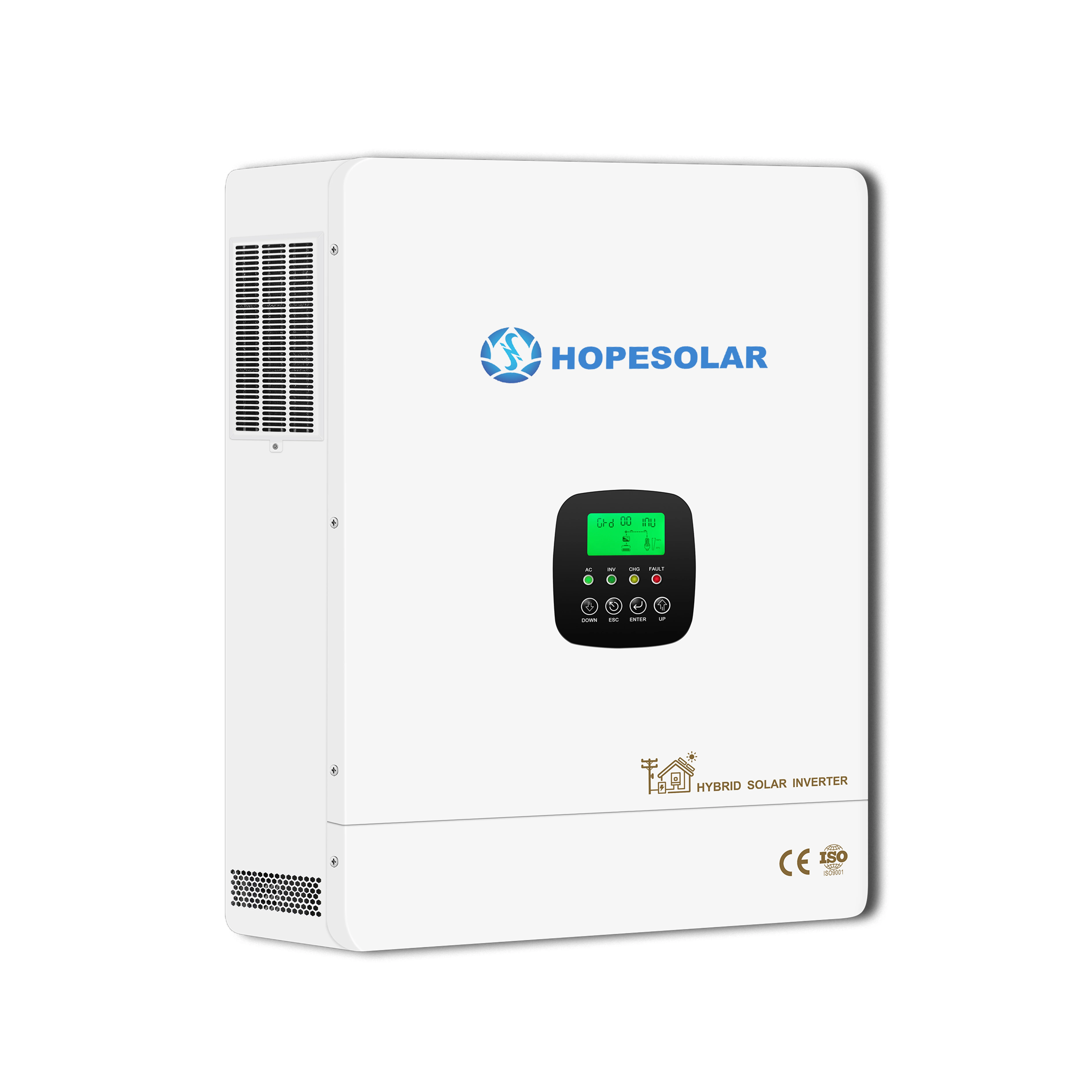 11kW Hope Solar Hybrid MPPT Inverter Single Phase Pure Sine Wave Lithium Ion Battery Power for Commercial PV Systems
11kW Hope Solar Hybrid MPPT Inverter Single Phase Pure Sine Wave Lithium Ion Battery Power for Commercial PV Systems