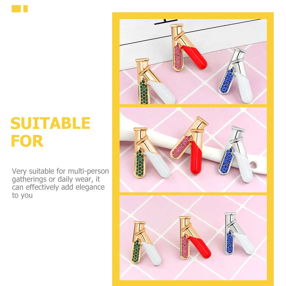 3 Pcs Badge Brooch Cute Cartoon Brooches Pin Badges for Women Fashion Scientist Accessories Rhinestone Math Science Lapel
3 Pcs Badge Brooch Cute Cartoon Brooches Pin Badges for Women Fashion Scientist Accessories Rhinestone Math Science Lapel