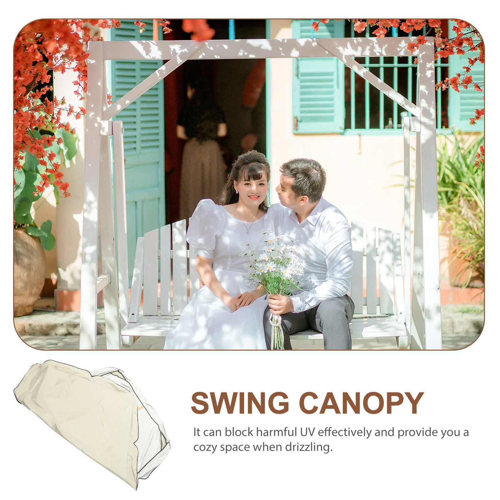 Waterproof Dustproof Swing Cover 195X125Cm Beige Elastic Hemmed Edge For Outdoor Garden Furniture Patio Swing Set Cover
Waterproof Dustproof Swing Cover 195X125Cm Beige Elastic Hemmed Edge For Outdoor Garden Furniture Patio Swing Set Cover