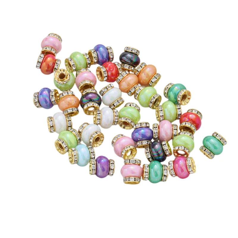 Candy color diamond ring large hole beads plated lantern beads diy bead pen with drill wheel loose beads 
Candy color diamond ring large hole beads plated lantern beads diy bead pen with drill wheel loose beads