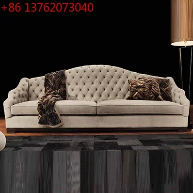 European three-person sofa, living room fabric soft bag couch, solid wood soft bag multi-person sofa
European three-person sofa, living room fabric soft bag couch, solid wood soft bag multi-person sofa