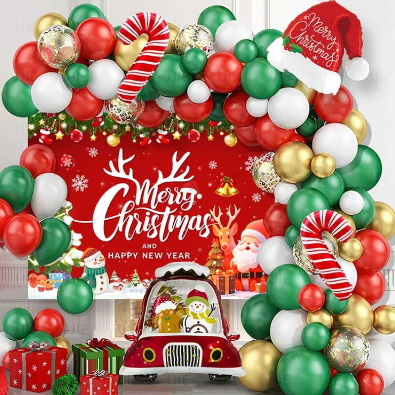 5-139pcs Christmas DIY Decoration Christmas Balloon Set Cane Candy Elk Ginger People Flower Wreath Arched Decoration
5-139pcs Christmas DIY Decoration Christmas Balloon Set Cane Candy Elk Ginger People Flower Wreath Arched Decoration