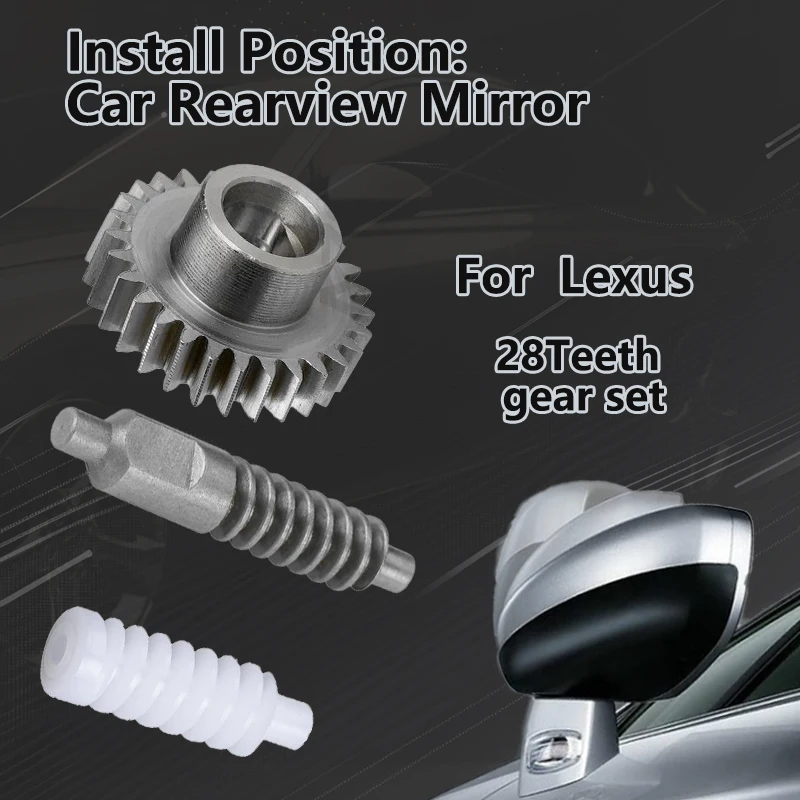 For Lexus LM300h/NX200t/NX300h/NX300 Car 28 Teeth metal substantial gear of rear view mirror Engine motor spare parts replace
For Lexus LM300h/NX200t/NX300h/NX300 Car 28 Teeth metal substantial gear of rear view mirror Engine motor spare parts replace