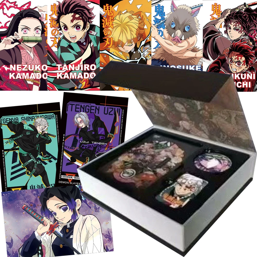 Demon Slayer Collection Cards for Boys Girls Halloween Party Theme Anime Q-version Cute Colored Paper Cards Festival Toys Gifts
Demon Slayer Collection Cards for Boys Girls Halloween Party Theme Anime Q-version Cute Colored Paper Cards Festival Toys Gifts