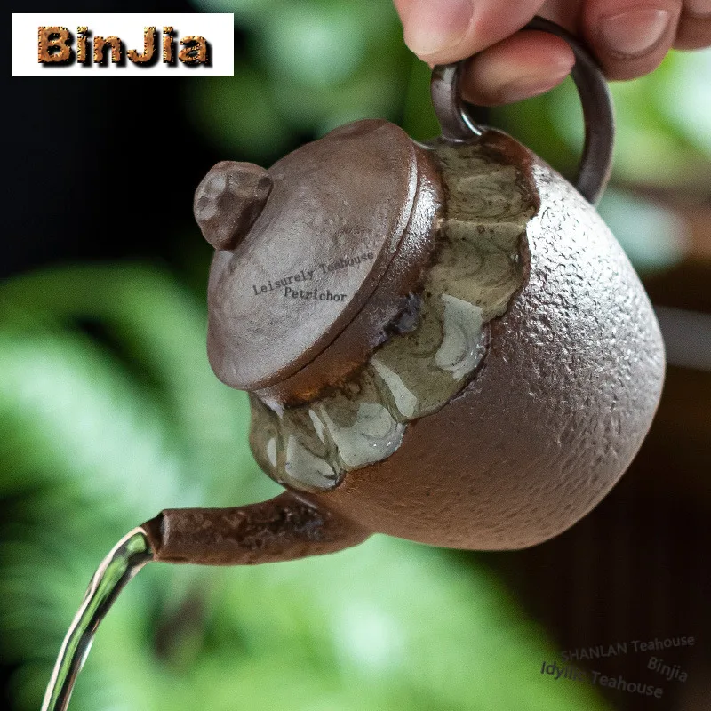 Чайник ручной работы из прозрачного керамики, обожженной на дровах, 160 мл, с фильтром, для заваривания чая, для чайной церемонии, декоративный
Чайник ручной работы из прозрачного керамики, обожженной на дровах, 160 мл, с фильтром, для заваривания чая, для чайной церемонии, декоративный