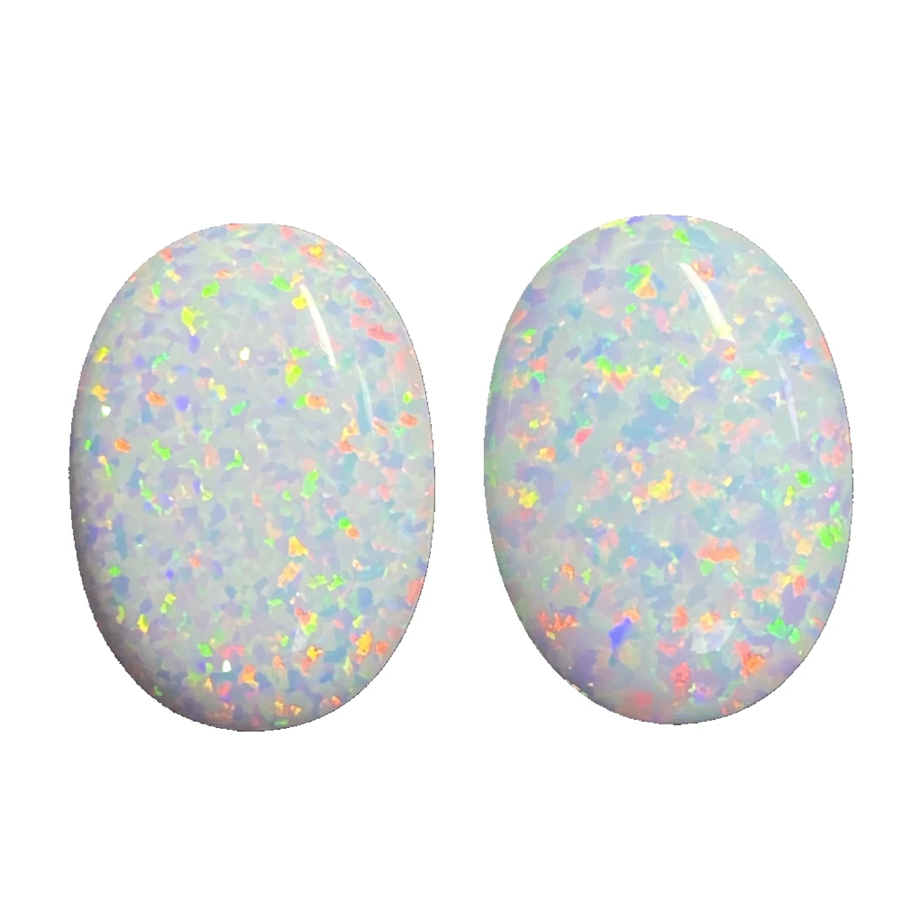 Lab Created Flatback Cabochon Oval 16x12mm White Fire Opal Beads Stone For Ring Making
Lab Created Flatback Cabochon Oval 16x12mm White Fire Opal Beads Stone For Ring Making