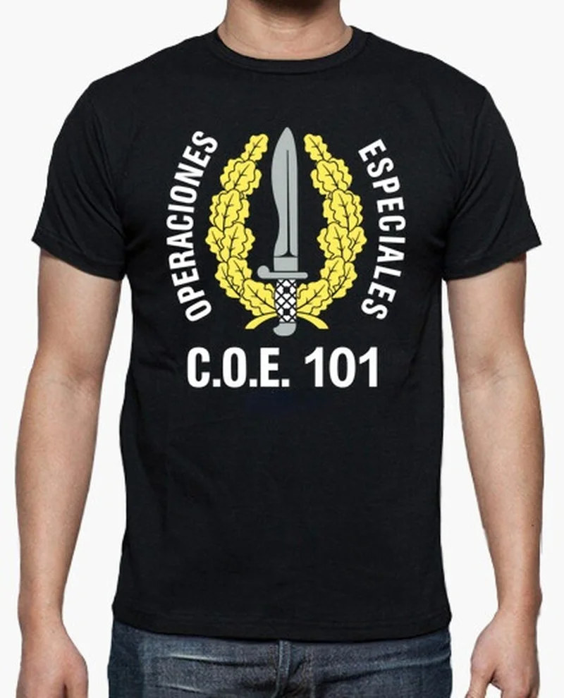 Operaciones Especiales Espanolas C.O.E 101 Men T-Shirt Short Casual 100% Cotton Shirts Size S-3XL
Operaciones Especiales Espanolas C.O.E 101 Men T-Shirt Short Casual 100% Cotton Shirts Size S-3XL
