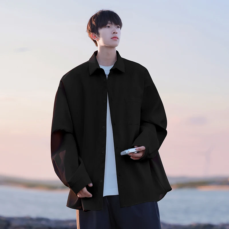 Casual Men's irt Jaet Spring Autumn 2025 New Sle Haome Loose Fit Long Sve Youthful Trendy Top Wear Resistant
Casual Men's irt Jaet Spring Autumn 2025 New Sle Haome Loose Fit Long Sve Youthful Trendy Top Wear Resistant