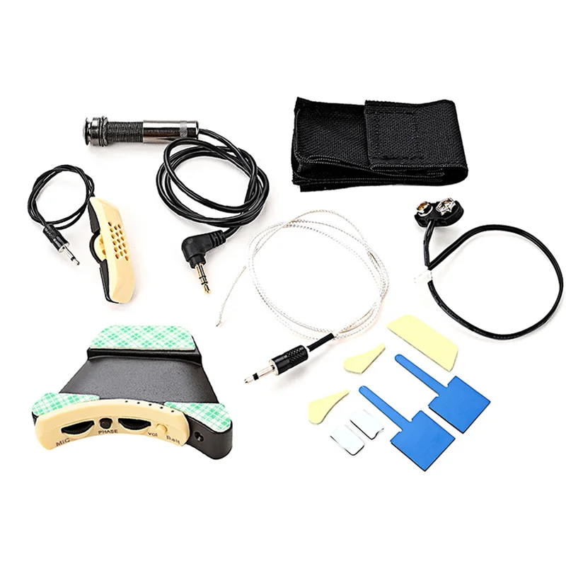UJVS-Microphone Sound Hole Equalizer Piezo Pickup Kit for Acoustic Folk Classical Guitar
UJVS-Microphone Sound Hole Equalizer Piezo Pickup Kit for Acoustic Folk Classical Guitar