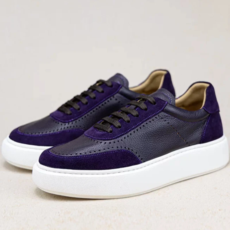 Genuine Leather Casual Board Shoes for Men's Luxurious Deerskin Breathable Comfortable Soft Sole Fashion Height Increasing Shoes
Genuine Leather Casual Board Shoes for Men's Luxurious Deerskin Breathable Comfortable Soft Sole Fashion Height Increasing Shoes