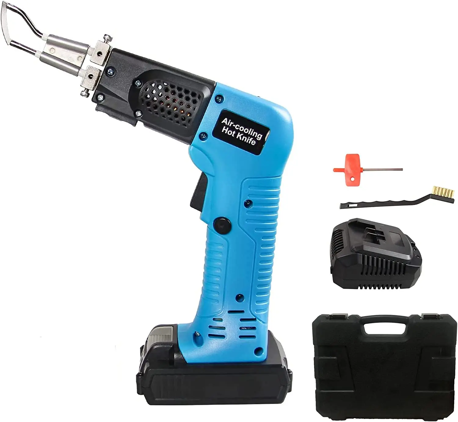 Cordless Electric Hot Knife DC 18V 115W Fabric Cutter Kit Portable Heated Rope Fabric Cutting Tool Ribbon Hot Cutter Knife Bat
Cordless Electric Hot Knife DC 18V 115W Fabric Cutter Kit Portable Heated Rope Fabric Cutting Tool Ribbon Hot Cutter Knife Bat