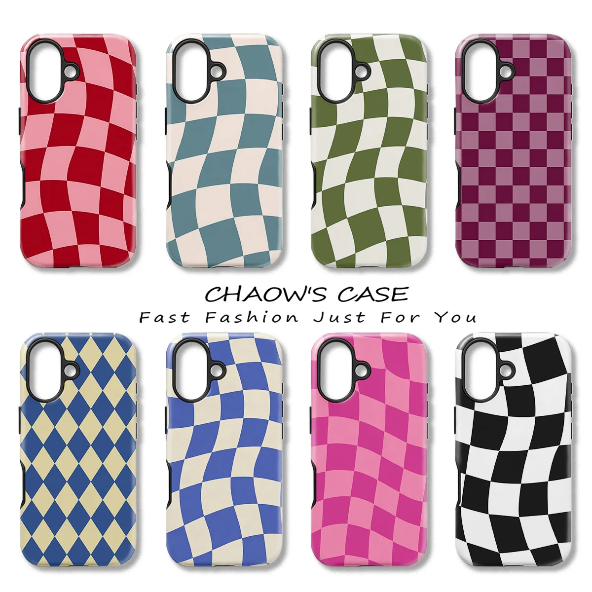 Y2K Twisted Plaid Lattice Phone Case for iPhone 17 17e 16e 16 15 14 13 12 11 X XS XR 8 Air Pro Max Plus Double-layer Back Cover
Y2K Twisted Plaid Lattice Phone Case for iPhone 17 17e 16e 16 15 14 13 12 11 X XS XR 8 Air Pro Max Plus Double-layer Back Cover