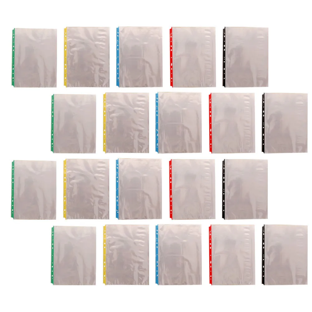 100pcs Clear Page 11 Hole Sheet For Binder File Sleeves Non Static Loading Protectors For School Work Use A4 Document
100pcs Clear Page 11 Hole Sheet For Binder File Sleeves Non Static Loading Protectors For School Work Use A4 Document