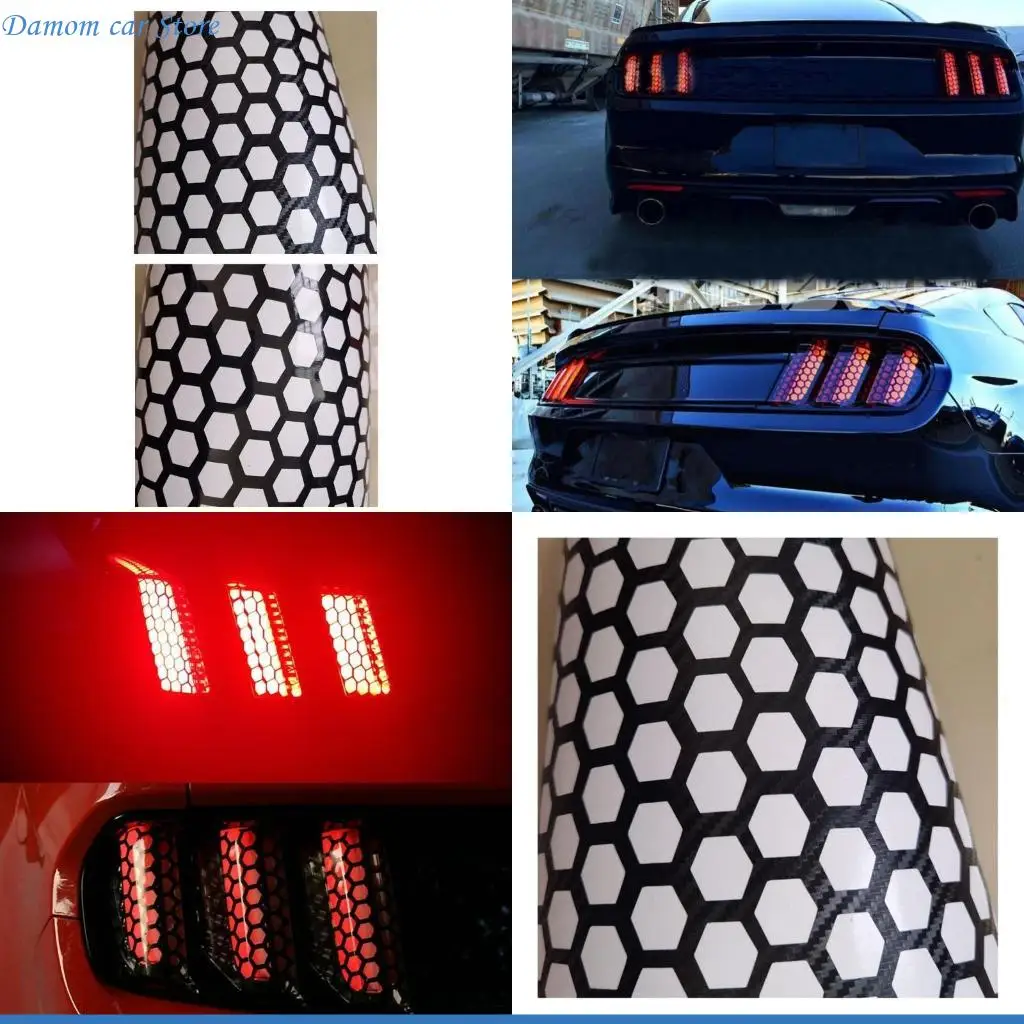 A2UC Car Rear Tail Light Lamp Stickers Honeycomb Type Decal Carbon Fiber Black
A2UC Car Rear Tail Light Lamp Stickers Honeycomb Type Decal Carbon Fiber Black