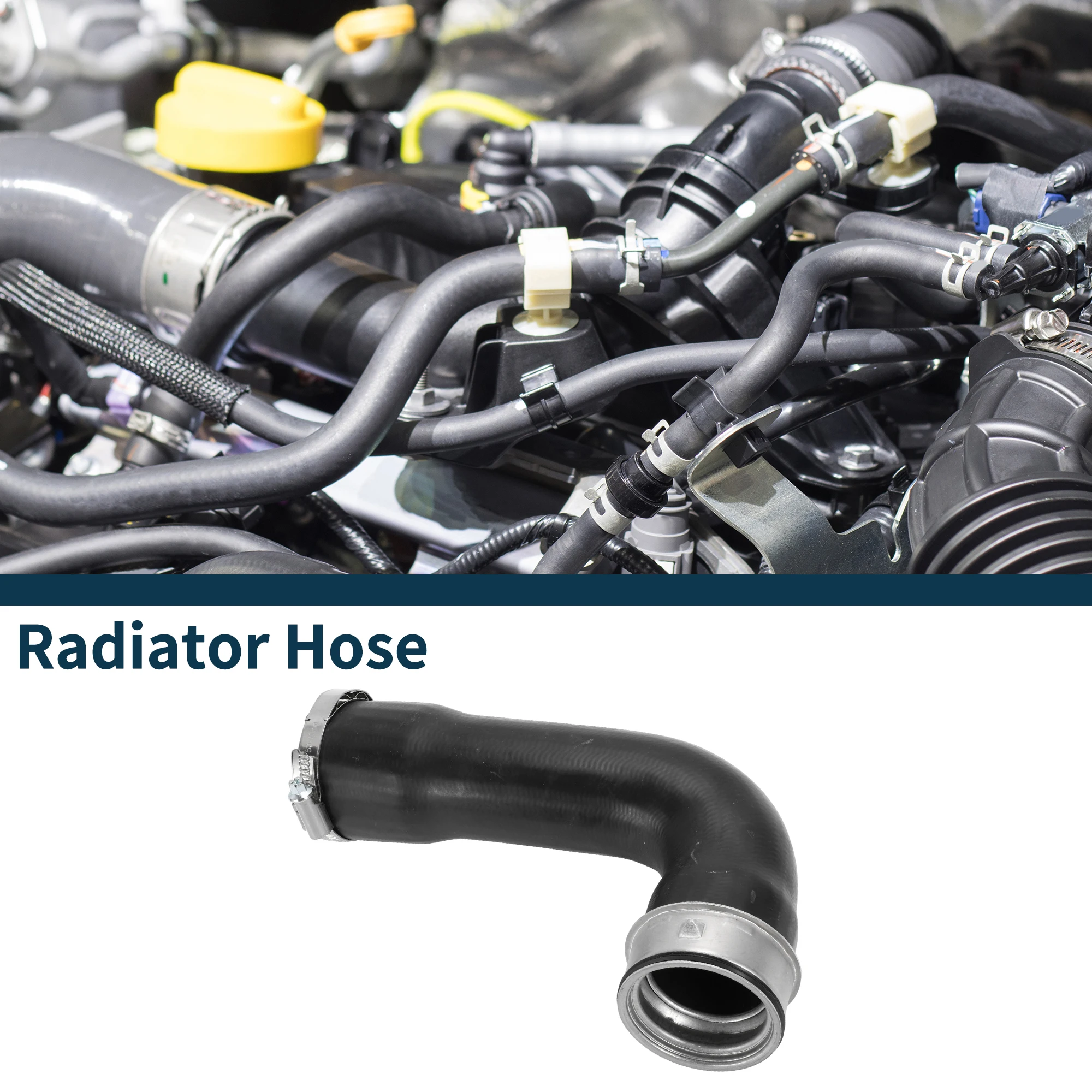 X Autohaux Radiator Hose Heater Hose for Skoda Octavia II 1.8 TSI 2007-2013 No.1K0145834N Rubber Intercooler Pipe Black 1 Pc
X Autohaux Radiator Hose Heater Hose for Skoda Octavia II 1.8 TSI 2007-2013 No.1K0145834N Rubber Intercooler Pipe Black 1 Pc