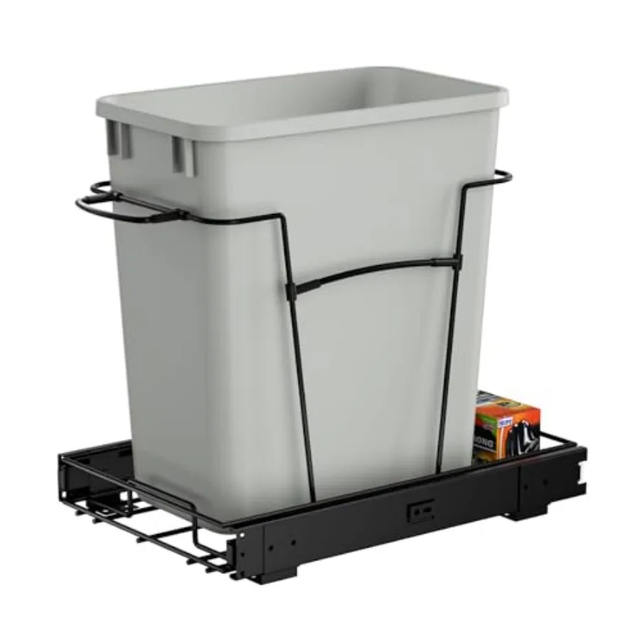 Pull Out Trash Can for Kitchen Cabinets, 35 Qt Under Sink Garbage Bin with Full Extension Slides, Fits 13" W x 18" D Opening Ca
Pull Out Trash Can for Kitchen Cabinets, 35 Qt Under Sink Garbage Bin with Full Extension Slides, Fits 13" W x 18" D Opening Ca