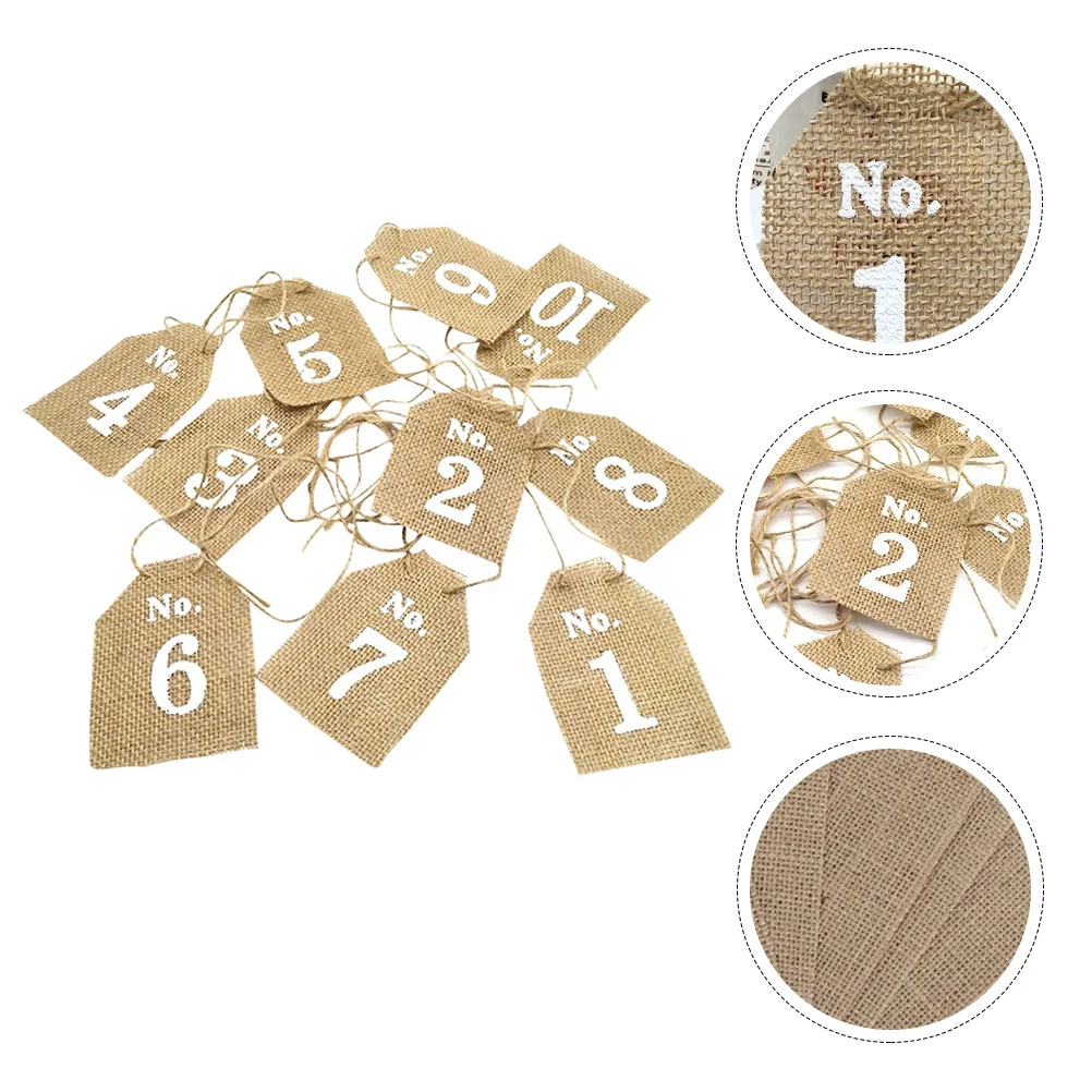 10pcs Card Flag Decoration Burlap Tags Wedding Seat Cards Table Numbers Signs Craft Projects Christmas Party Gifts
10pcs Card Flag Decoration Burlap Tags Wedding Seat Cards Table Numbers Signs Craft Projects Christmas Party Gifts