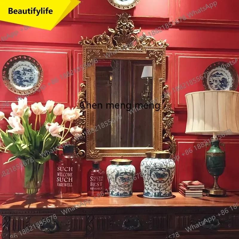 6239 Wall Mounted Decorative Mirror Entryway Vintage Mirror French Fireplace Court Style Background Wall Mirror
6239 Wall Mounted Decorative Mirror Entryway Vintage Mirror French Fireplace Court Style Background Wall Mirror