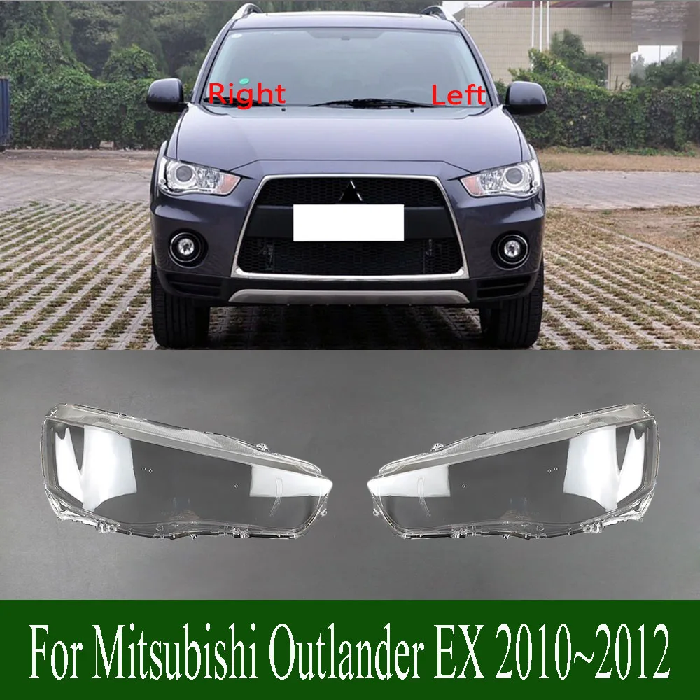 For Mitsubishi Outlander EX 2010~2012 Headlight Transparent Shell Headlamp Cover Lens Plexiglass Replace The Original Lampshade
For Mitsubishi Outlander EX 2010~2012 Headlight Transparent Shell Headlamp Cover Lens Plexiglass Replace The Original Lampshade