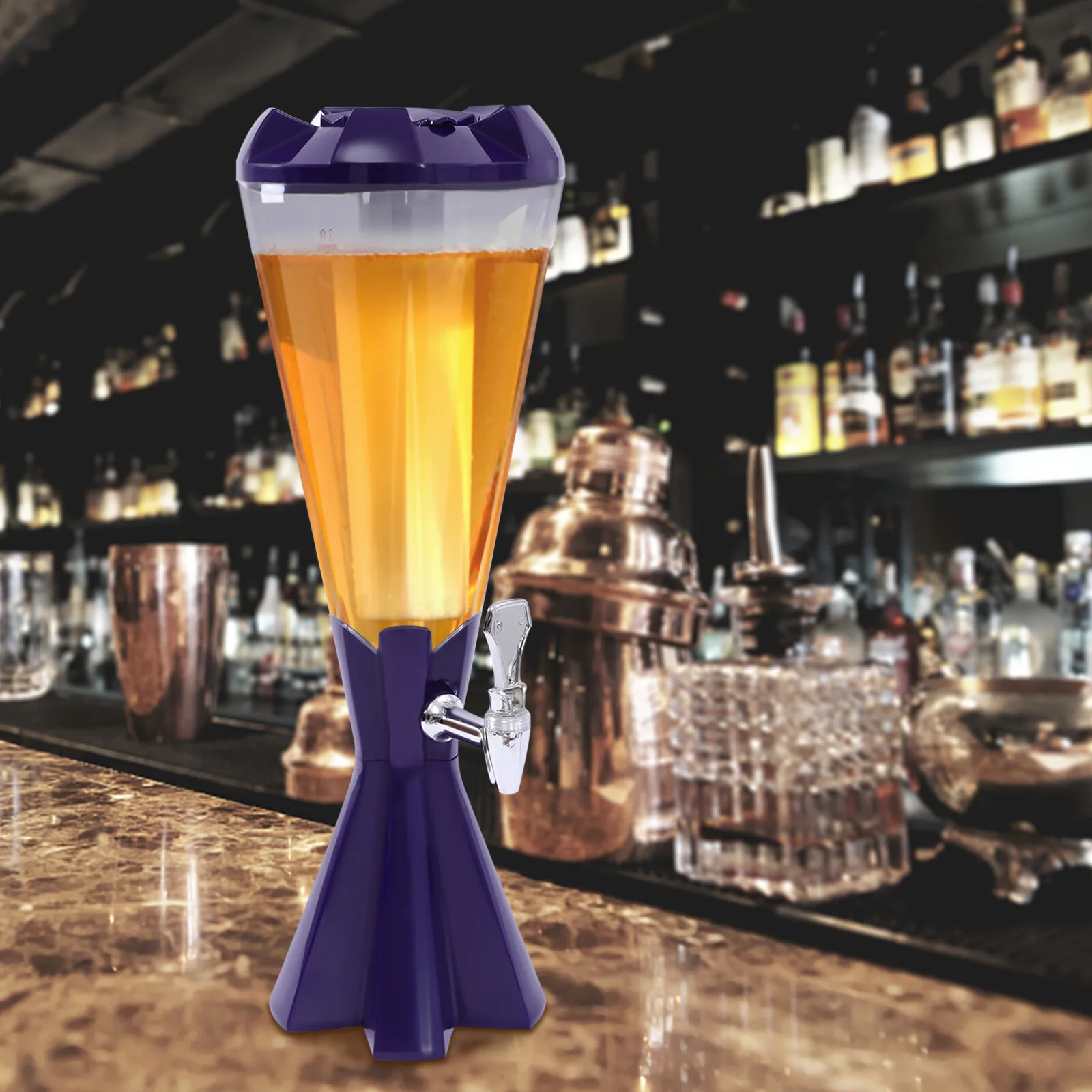 Beer Tower Dispenser 3L Drink Beverage Dispenser with Individual Ice Tube For Parties And Events
Beer Tower Dispenser 3L Drink Beverage Dispenser with Individual Ice Tube For Parties And Events