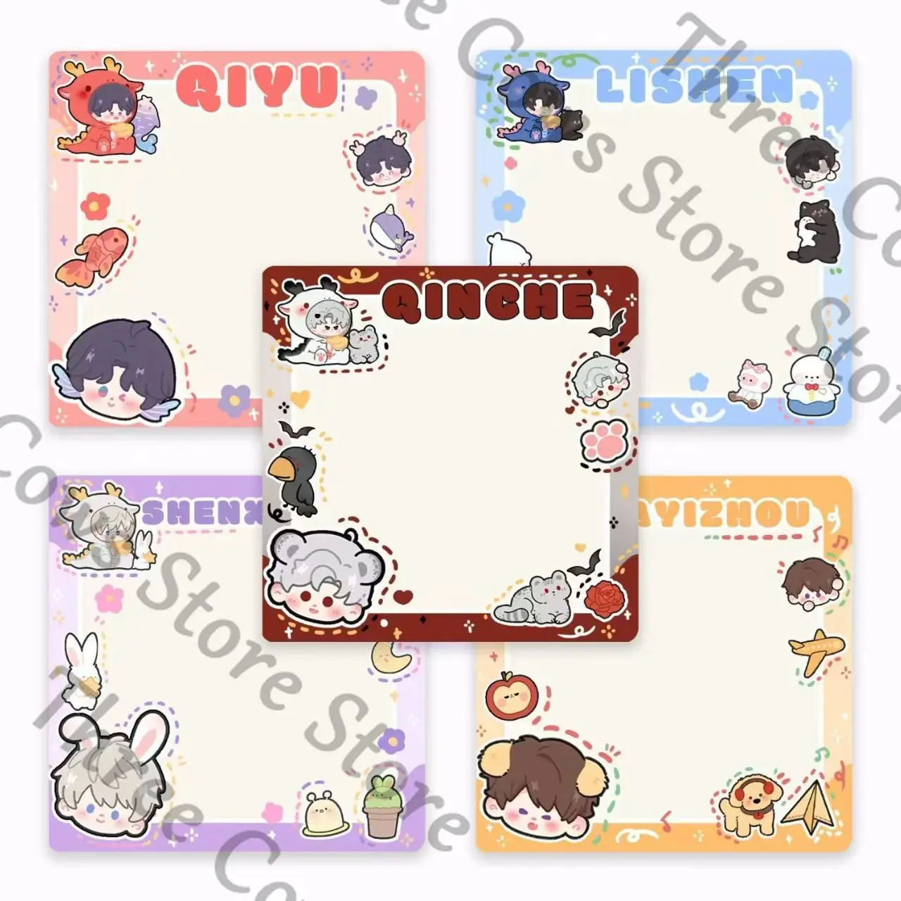 Anime Love and Deepspace Xavier Sylus Zayne Caleb Rafayel Cosplay Student Memo Pad Sticky Notes Notepad Ornament Mascot Gift
Anime Love and Deepspace Xavier Sylus Zayne Caleb Rafayel Cosplay Student Memo Pad Sticky Notes Notepad Ornament Mascot Gift