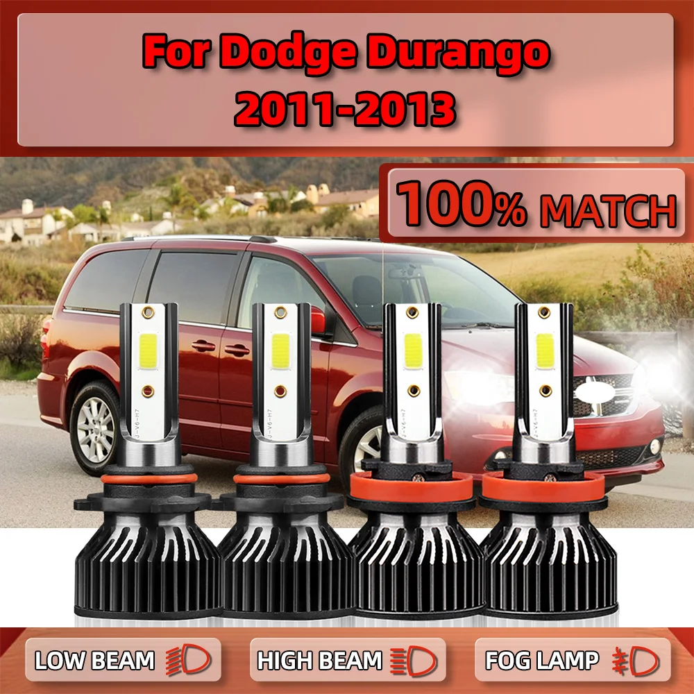40000LM Canbus LED Headlight Bulbs 240W Car Headlamps 6000K White 12V Turbo Auto Lamps For Dodge Durango 2011 2012 2013
40000LM Canbus LED Headlight Bulbs 240W Car Headlamps 6000K White 12V Turbo Auto Lamps For Dodge Durango 2011 2012 2013