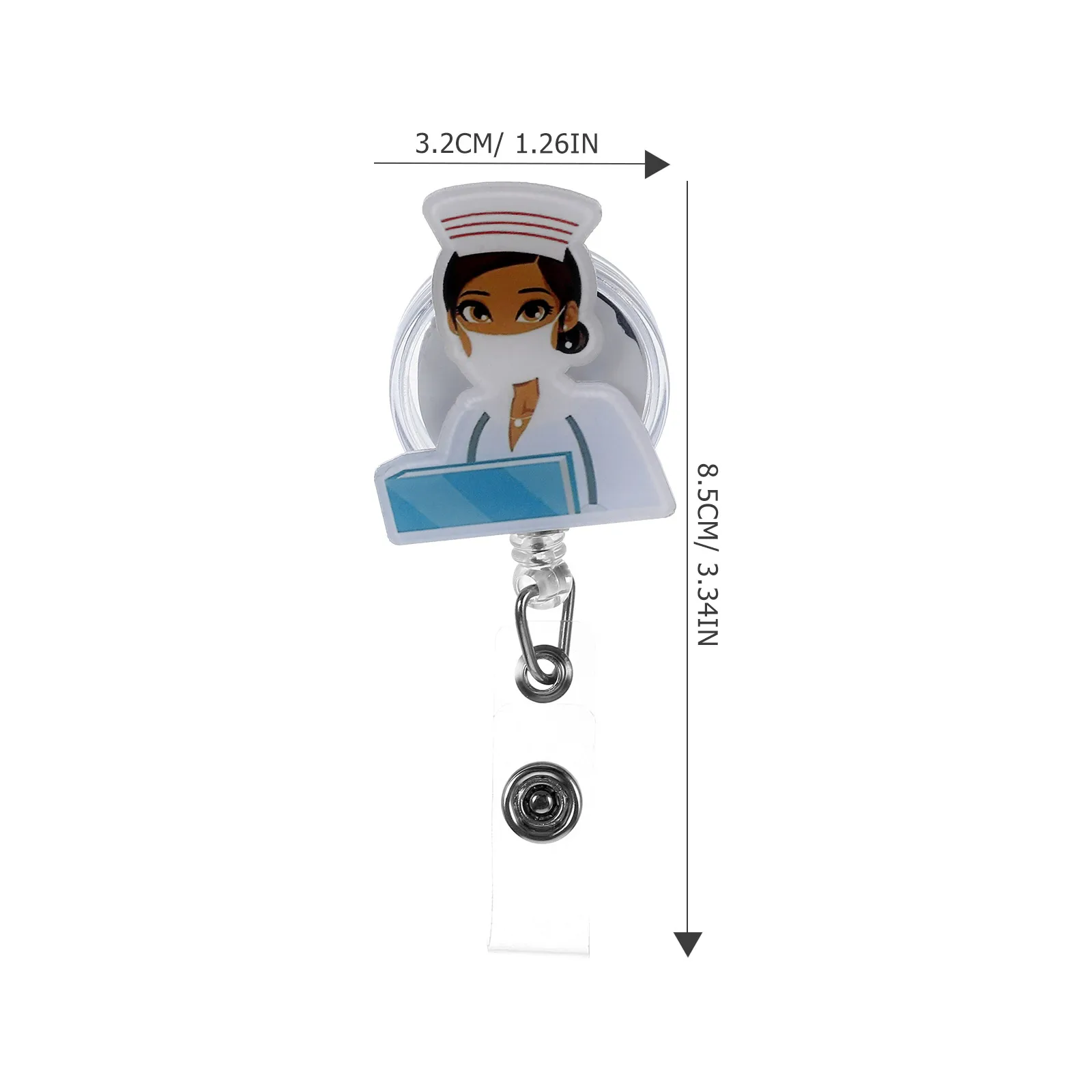 Retractable Badge Holder Id Card Clip Nurse Name Tag Buckle Multi-Function Portable Name Card Accessory Fastened Belt
Retractable Badge Holder Id Card Clip Nurse Name Tag Buckle Multi-Function Portable Name Card Accessory Fastened Belt