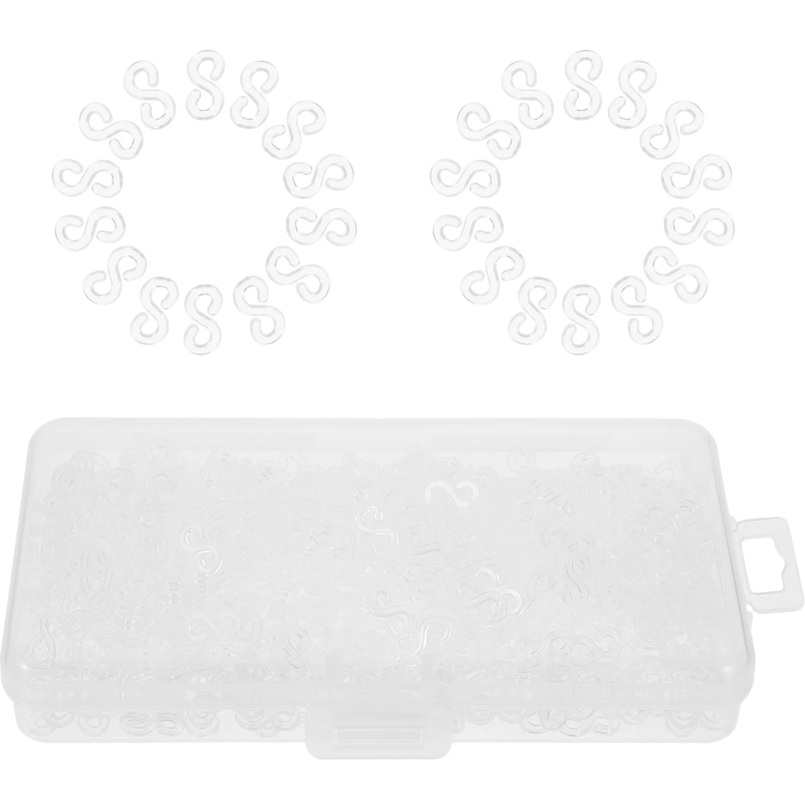500 Pcs Rubber Band Buckle Handcrafts Supply Material Bracelet Bands Clips Plastic Hooks
500 Pcs Rubber Band Buckle Handcrafts Supply Material Bracelet Bands Clips Plastic Hooks