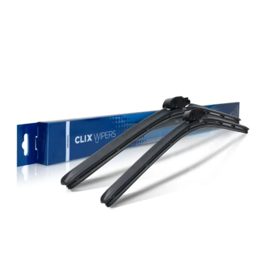 ClixWipers 26" + 20" High Performance Automotive Replacement Windshield Wiper Blades Passenger and Driver Side Wiper Blade Desi
ClixWipers 26" + 20" High Performance Automotive Replacement Windshield Wiper Blades Passenger and Driver Side Wiper Blade Desi