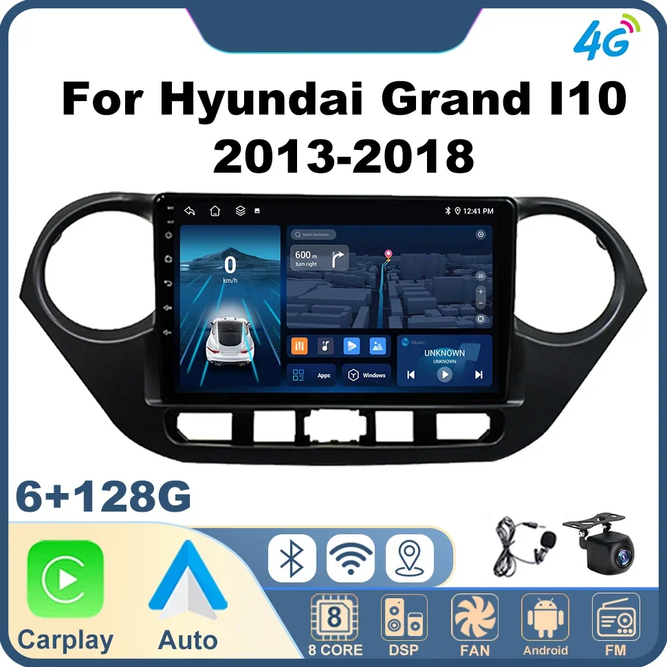 Car Stereo System for Hyundai Grand I10 2013-2018 Wireless Android Auto Carplay 4G WIFI GPS BT FM Car Radio Multimedia Player
Car Stereo System for Hyundai Grand I10 2013-2018 Wireless Android Auto Carplay 4G WIFI GPS BT FM Car Radio Multimedia Player