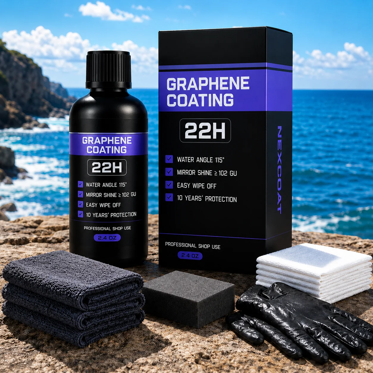 Graphene ceramic Coating 22H – Hydrophobic Car Paint Protection coating Scratch Repair High Gloss Durable
Graphene ceramic Coating 22H – Hydrophobic Car Paint Protection coating Scratch Repair High Gloss Durable