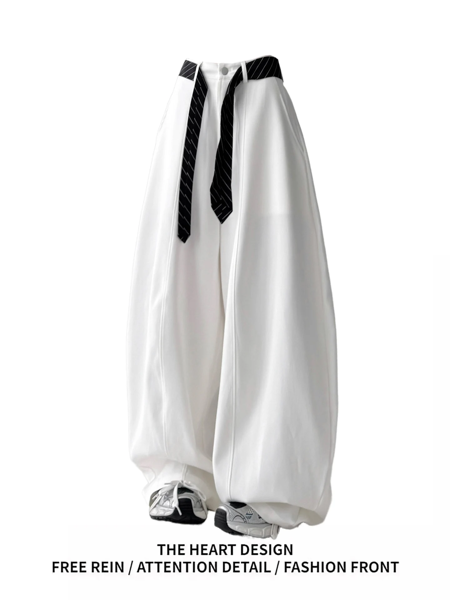 White Commuter Casual Pants Women's Loose Slimming Versatile Korean Sle Straight Leg Suit Pants Trendy High Waist Elastic
White Commuter Casual Pants Women's Loose Slimming Versatile Korean Sle Straight Leg Suit Pants Trendy High Waist Elastic