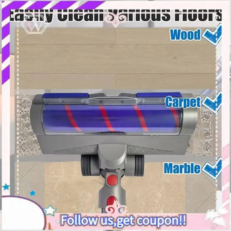 Durable Electric Floor Brush Head For Dyson V7 V8 V10 V11 V15 Vacuum Cleaner Spare Parts With LED Dust Lights
Durable Electric Floor Brush Head For Dyson V7 V8 V10 V11 V15 Vacuum Cleaner Spare Parts With LED Dust Lights