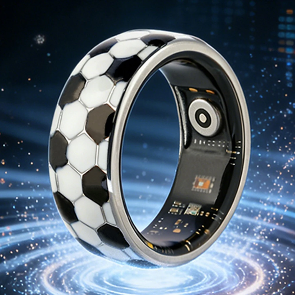 2026 New Football Style Smart Ring Heart Rate Stress HRV Sleep Monitoring Health SmartRing 5ATM Waterproof Multisports Men Women
2026 New Football Style Smart Ring Heart Rate Stress HRV Sleep Monitoring Health SmartRing 5ATM Waterproof Multisports Men Women