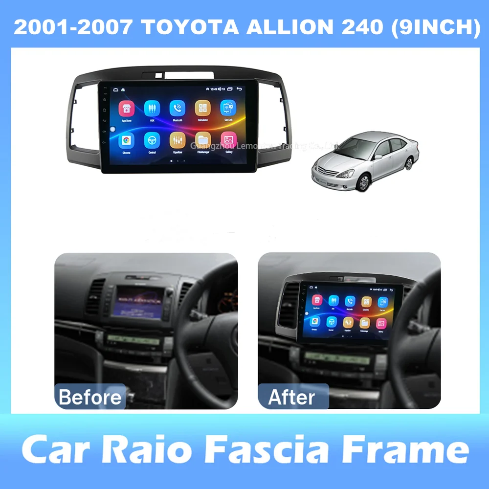 9-inch 2din Car Radio Dashboard For TOYOTA ALLION 240 2001-2017 Stereo Panel, For Teyes Car Panel With Dual Din CD DVD Frame
9-inch 2din Car Radio Dashboard For TOYOTA ALLION 240 2001-2017 Stereo Panel, For Teyes Car Panel With Dual Din CD DVD Frame