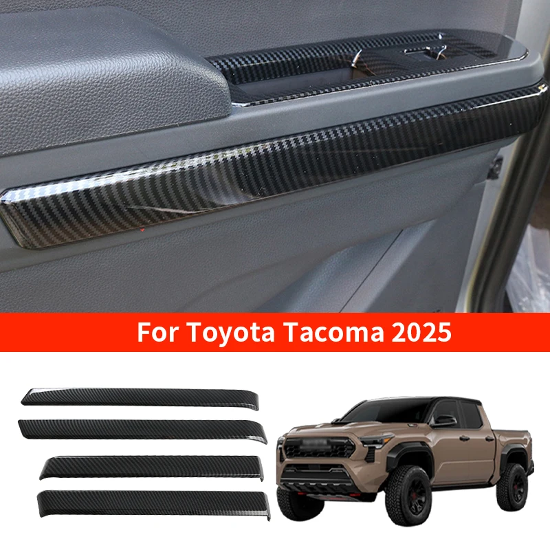 Car Interior Door Decoration Panel Stickers For Toyota Tacoma 2024+ ABS Material Carbon Look Interior Upgrade Car Accessories
Car Interior Door Decoration Panel Stickers For Toyota Tacoma 2024+ ABS Material Carbon Look Interior Upgrade Car Accessories