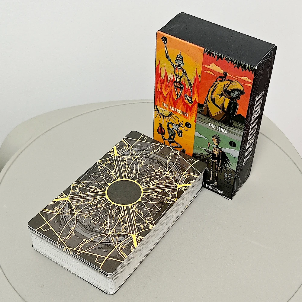 Колода Таро на тему робота 12*7 см, 80 шт., карты Таро с героями мультфильмов робота на базе системы гонщика
Колода Таро на тему робота 12*7 см, 80 шт., карты Таро с героями мультфильмов робота на базе системы гонщика