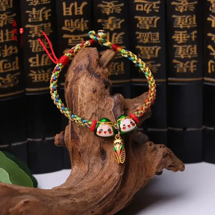 Праздничная яркая веревка Dragon Boat, детский ремень для переноски Zongzi, глотание, золотой зверь, дракон, пара, Ручные украшения в стиле взрослых
Праздничная яркая веревка Dragon Boat, детский ремень для переноски Zongzi, глотание, золотой зверь, дракон, пара, Ручные украшения в стиле взрослых