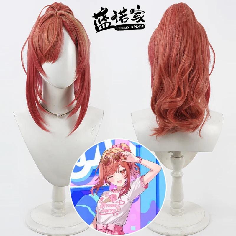 NIJISANJI Virtual YouTube Ichijou Ririka Cos Cosplay Wig Halloween Party Prop Synthetic Hair Heat Resistant Fiber + Wig Cap 
NIJISANJI Virtual YouTube Ichijou Ririka Cos Cosplay Wig Halloween Party Prop Synthetic Hair Heat Resistant Fiber + Wig Cap